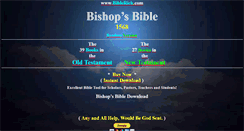 Desktop Screenshot of bishop-bible.com