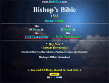 Tablet Screenshot of bishop-bible.com